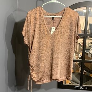 Oversized gold/rose gold small shirt from Express brand new with tags